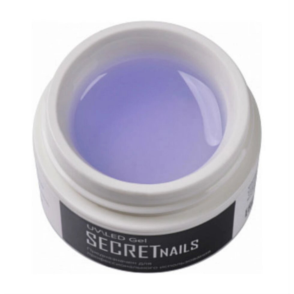 Гель SECRETnails Crystal Violet Прозрачный с фиолетовым оттенком 15мл от компании Интернет-магазин BeautyShops - фото 1