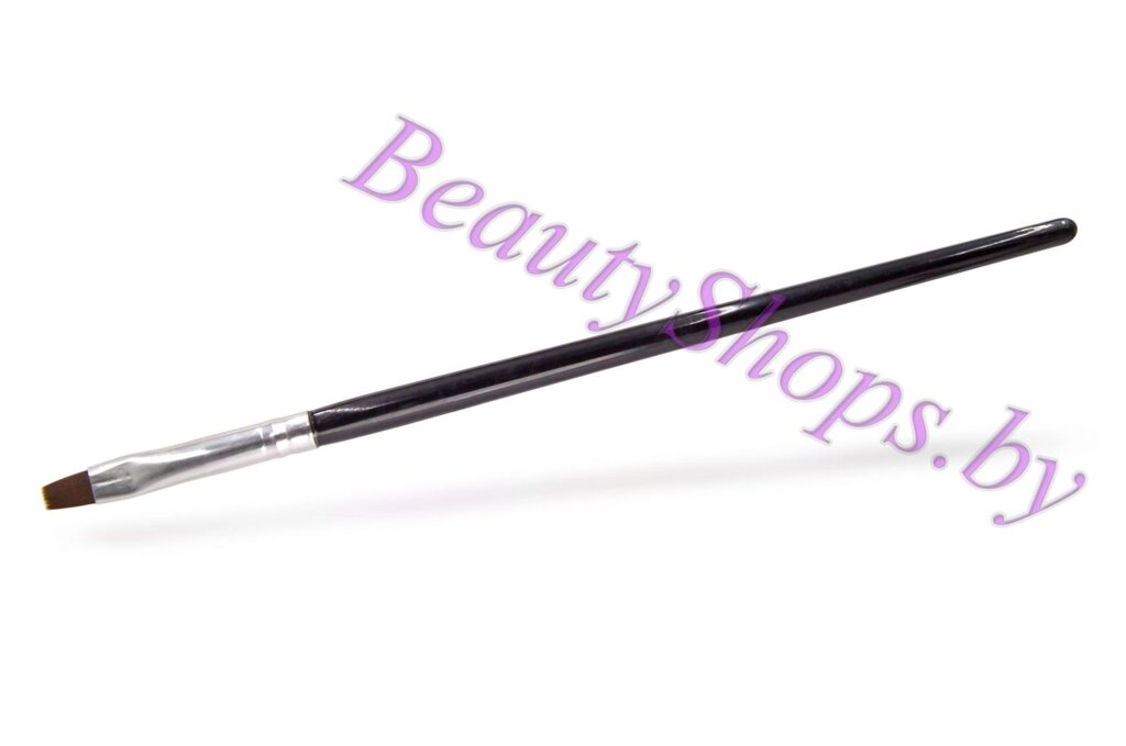 Кисть для геля черная №06 от компании Интернет-магазин BeautyShops - фото 1