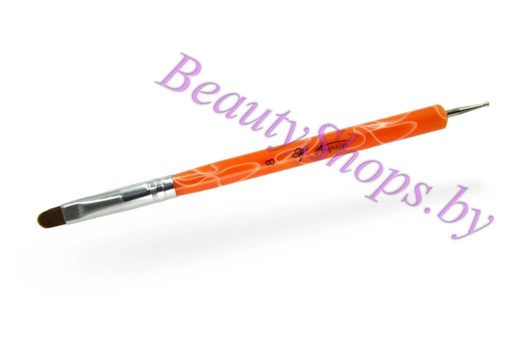 Кисть-дотс для геля №08 оранжевая от компании Интернет-магазин BeautyShops - фото 1