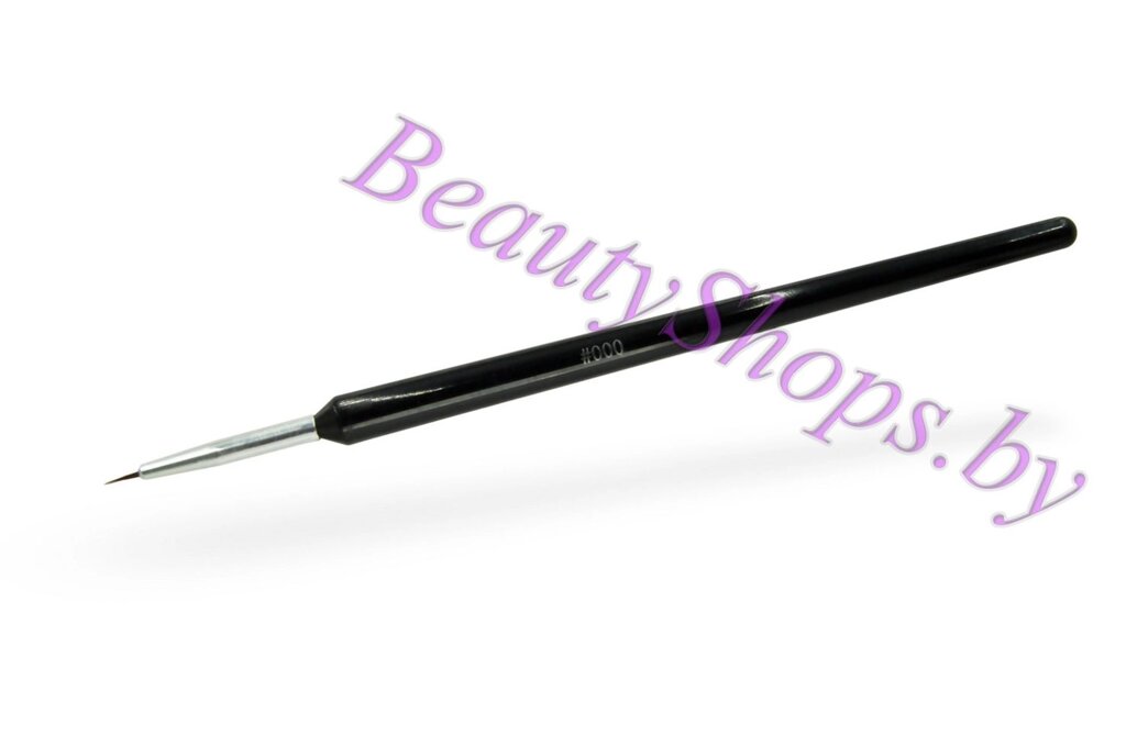 Кисть тонкая черная ножка №000 от компании Интернет-магазин BeautyShops - фото 1