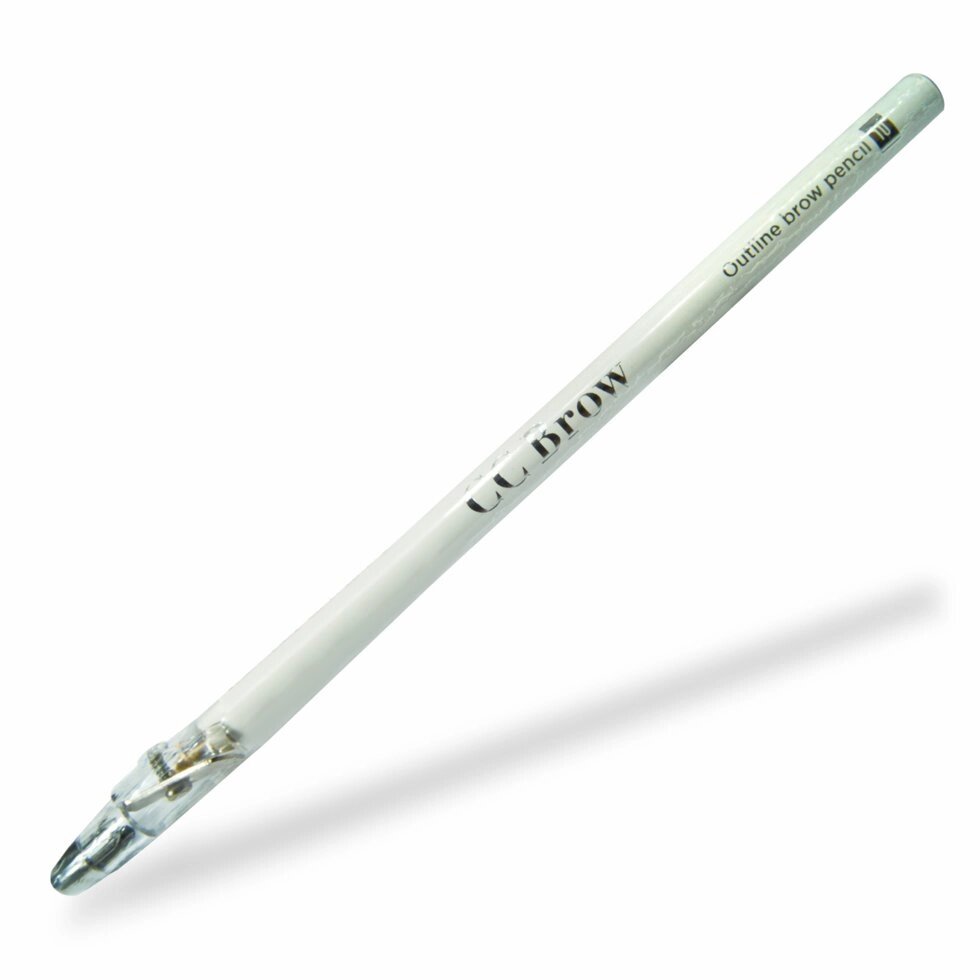Контурный карандаш для бровей белый с точилкой CC Brow Lucas Cosmetics Outline Brow Pencil #10 от компании Интернет-магазин BeautyShops - фото 1