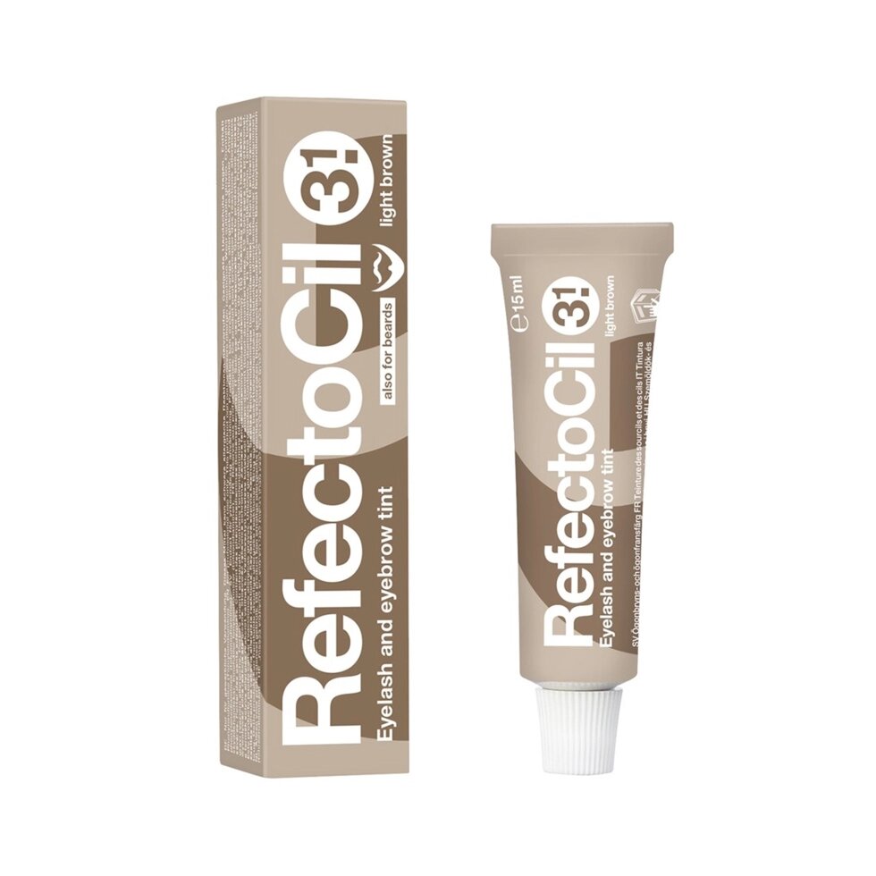 Краска для бровей и ресниц RefectoCil 3.1 Светло-коричневый 15мл от компании Интернет-магазин BeautyShops - фото 1