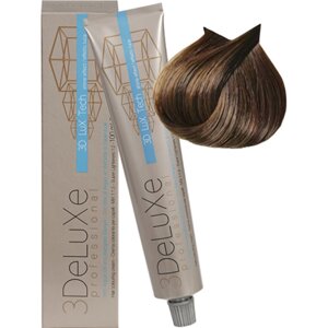 Крем-краска для волос 3DeLuXe Professional 6.31 Тёмный блондин золотисто-пепельный 100мл