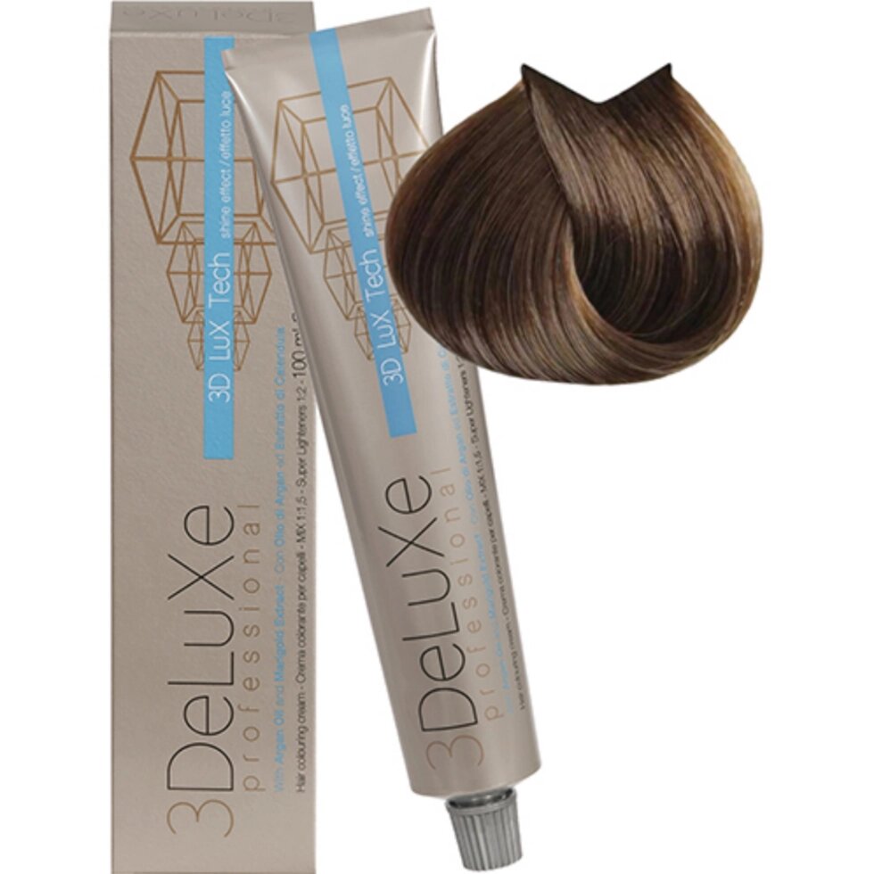 Крем-краска для волос 3DeLuXe Professional 7.0 Блондин 100мл от компании Интернет-магазин BeautyShops - фото 1