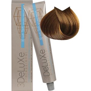 Крем-краска для волос 3DeLuXe Professional 7.32 Блондин золотистый ирис 100мл