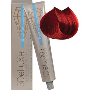 Крем-краска для волос 3DeLuXe Professional 7.66 Блондин насыщенный красный 100мл