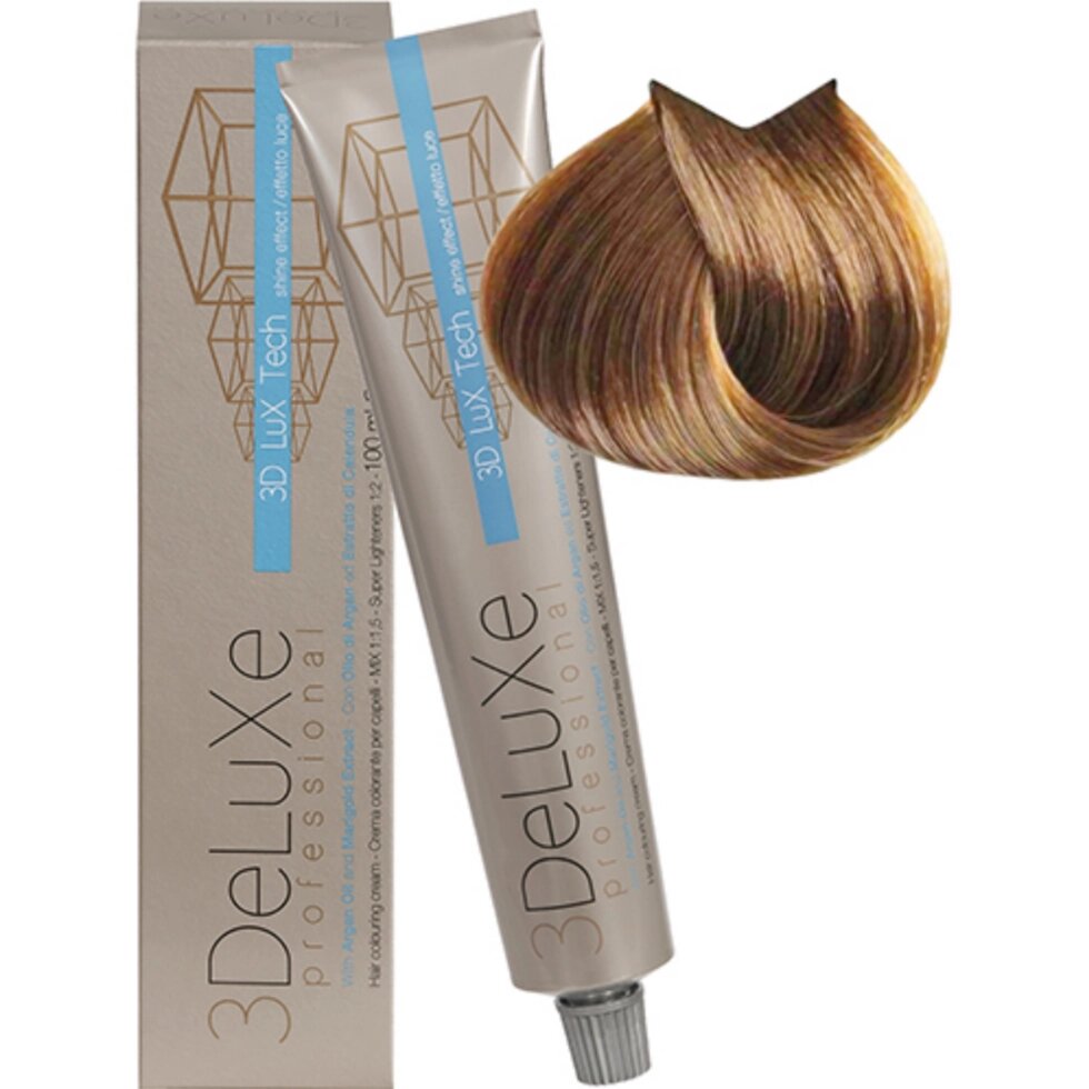 Крем-краска для волос 3DeLuXe Professional 9.3 Очень светлый блондин золотистый 100мл от компании Интернет-магазин BeautyShops - фото 1