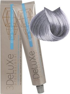 Крем-краска для волос 3DeLuXe Professional - 911 Серебристая глициния 100 мл
