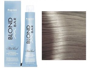 Крем-краска для волос Blond bar Kapous Professional с экстрактом жемчуга Тонирование 021 Альпийский снег