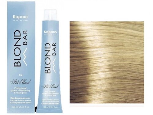 Крем-краска для волос Blond bar Kapous Professional с экстрактом жемчуга Тонирование 032 Сливочная Панна-котта
