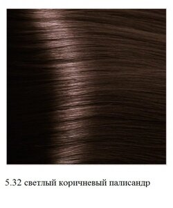 Крем-краска для волос Kapous Hyaluronic 5.32 Светлый коричневый палисандр