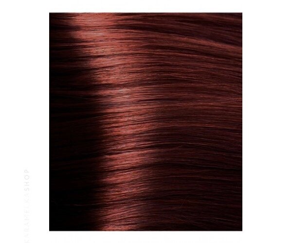 Крем-краска для волос Kapous Hyaluronic 6.6 Тёмный блондин красный от компании Интернет-магазин BeautyShops - фото 1