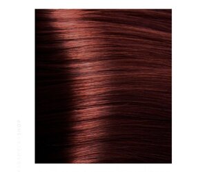 Крем-краска для волос Kapous Hyaluronic 6.6 Тёмный блондин красный