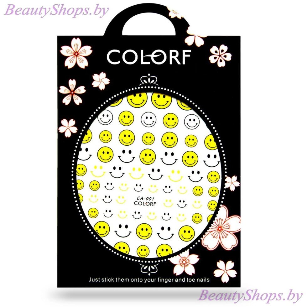 Наклейки для дизайна на клейкой основе COLORF CA-001 от компании Интернет-магазин BeautyShops - фото 1
