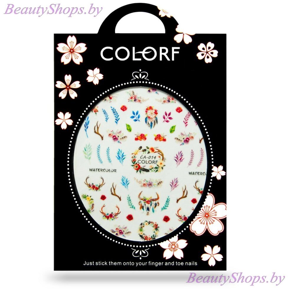 Наклейки для дизайна на клейкой основе COLORF CA-014 от компании Интернет-магазин BeautyShops - фото 1