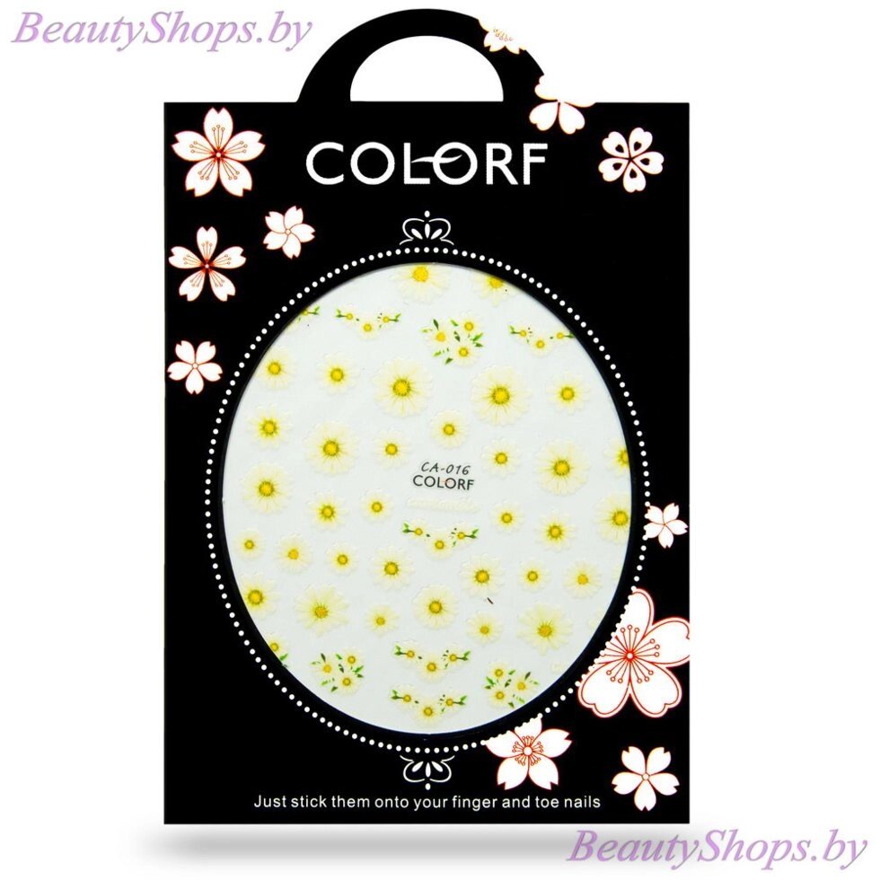 Наклейки для дизайна на клейкой основе COLORF CA-016 от компании Интернет-магазин BeautyShops - фото 1
