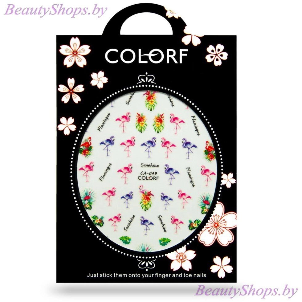 Наклейки для дизайна на клейкой основе COLORF CA-049 от компании Интернет-магазин BeautyShops - фото 1