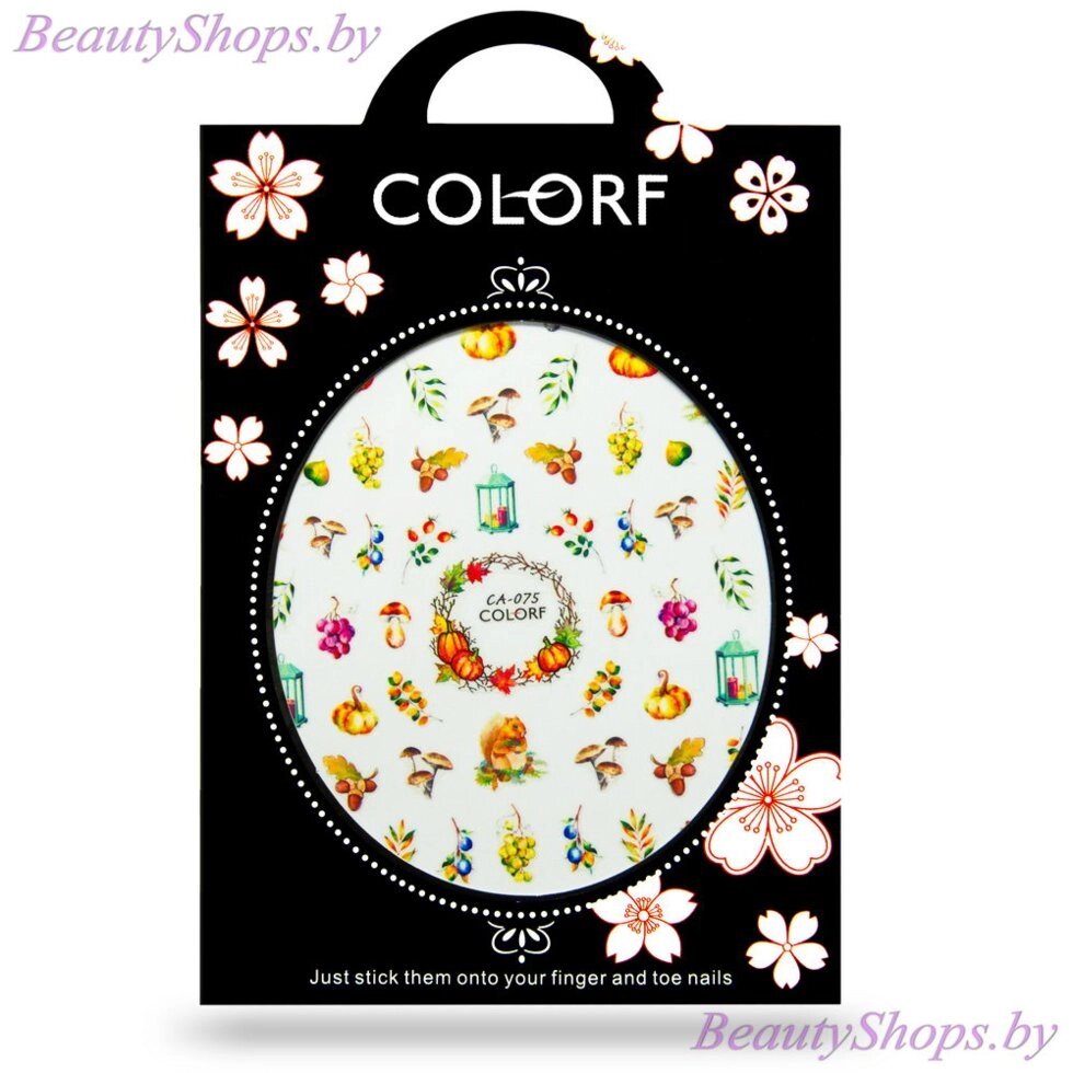Наклейки для дизайна на клейкой основе COLORF CA-075 от компании Интернет-магазин BeautyShops - фото 1