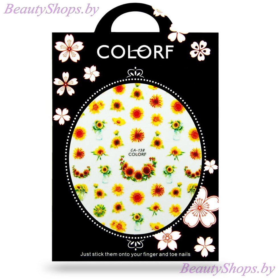 Наклейки для дизайна на клейкой основе COLORF CA-138 от компании Интернет-магазин BeautyShops - фото 1