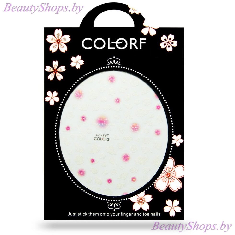 Наклейки для дизайна на клейкой основе COLORF CA-147 от компании Интернет-магазин BeautyShops - фото 1