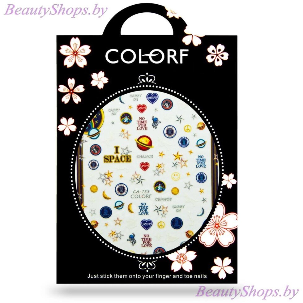 Наклейки для дизайна на клейкой основе COLORF CA-153 от компании Интернет-магазин BeautyShops - фото 1