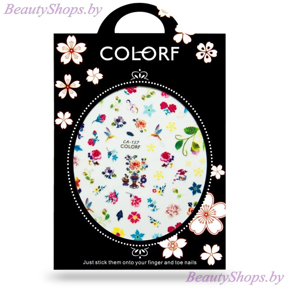 Наклейки для дизайна на клейкой основе COLORF CA-157 от компании Интернет-магазин BeautyShops - фото 1