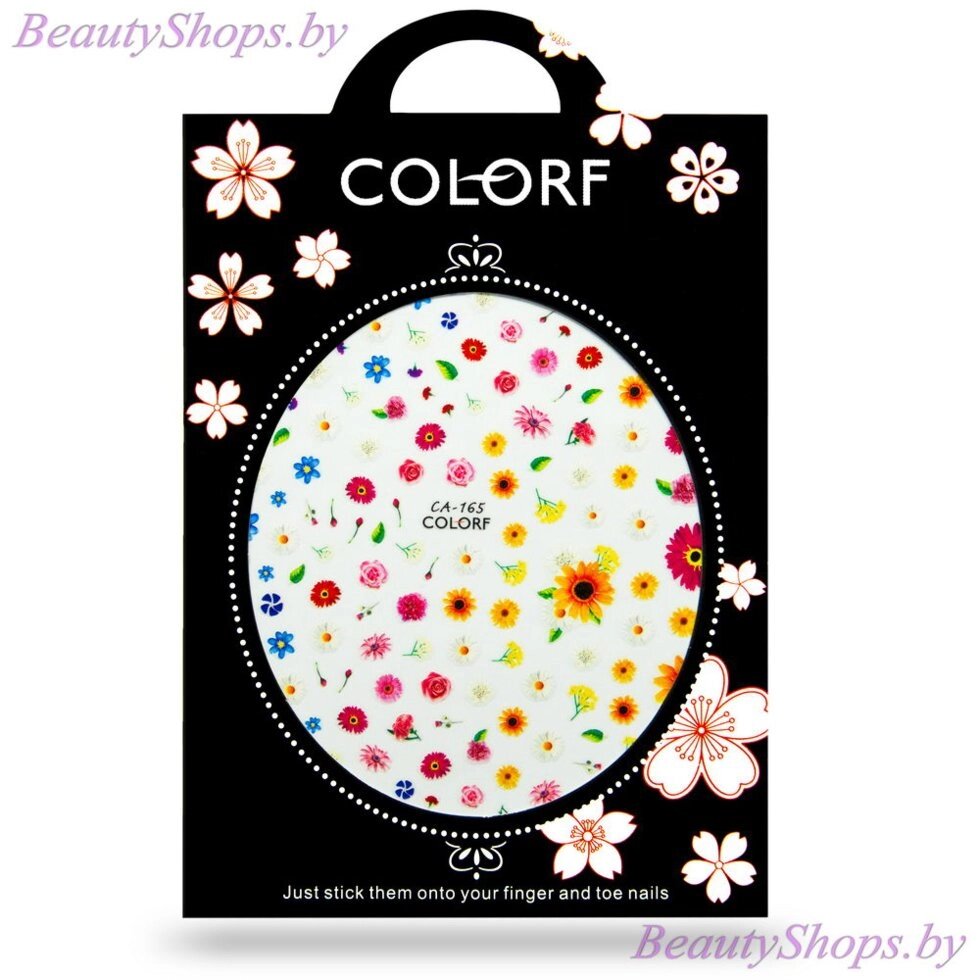Наклейки для дизайна на клейкой основе COLORF CA-165 от компании Интернет-магазин BeautyShops - фото 1