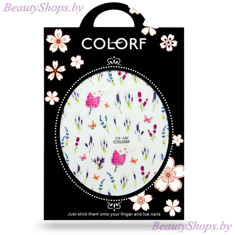 Наклейки для дизайна на клейкой основе COLORF CA-166 от компании Интернет-магазин BeautyShops - фото 1