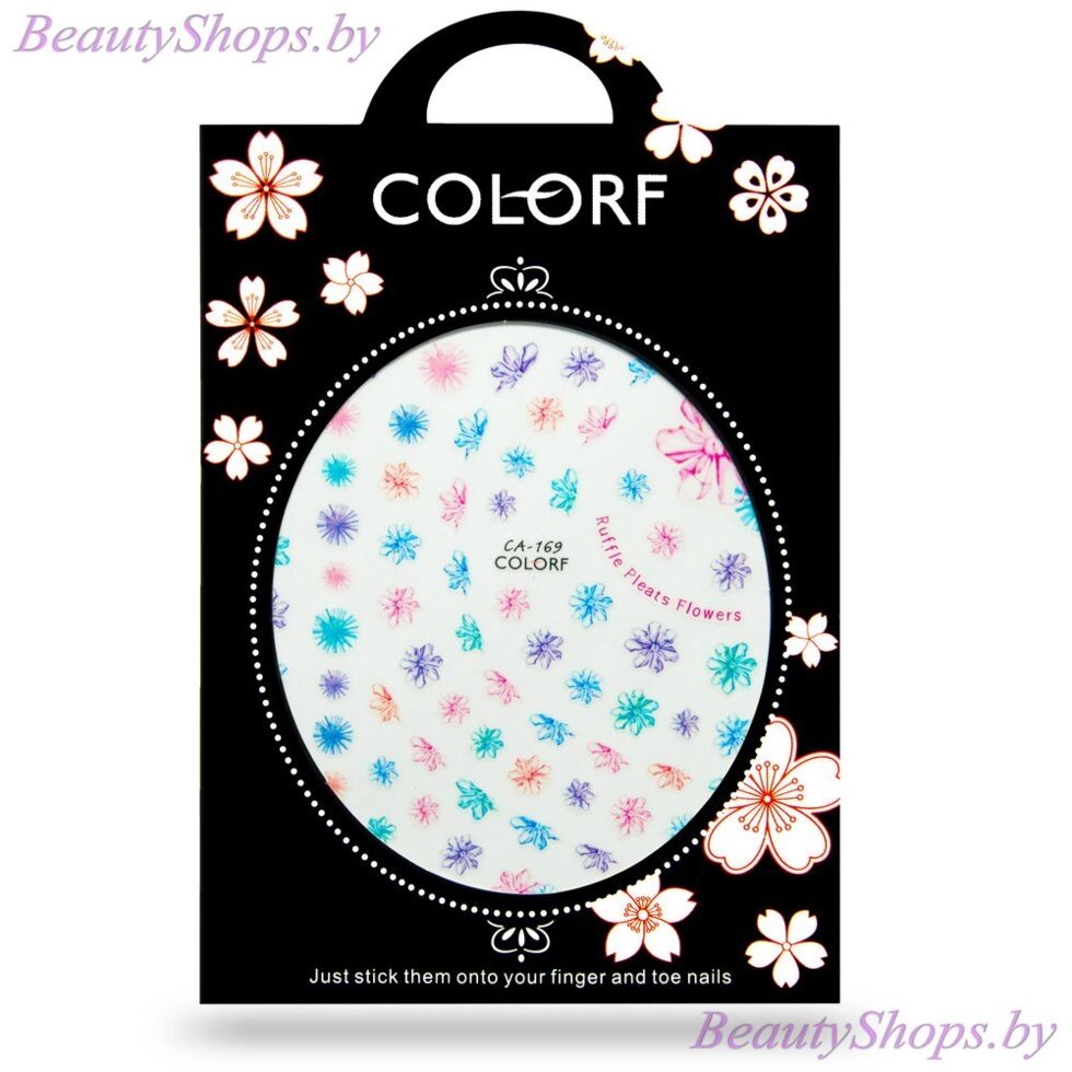 Наклейки для дизайна на клейкой основе COLORF CA-169 от компании Интернет-магазин BeautyShops - фото 1