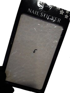 Наклейки для дизайна на клейкой основе Nail Sticker F015 б