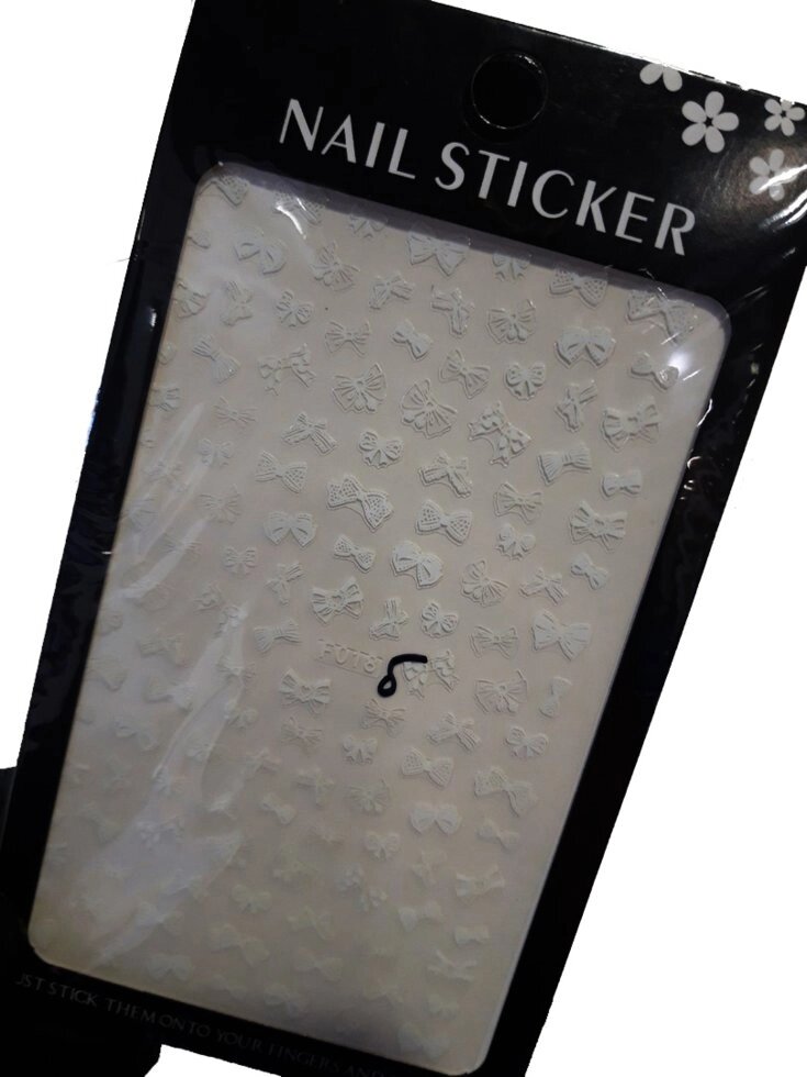 Наклейки для дизайна на клейкой основе Nail Sticker F016 б от компании Интернет-магазин BeautyShops - фото 1