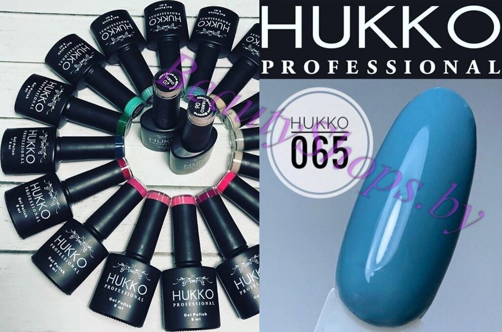 Гель-лак Hukko 8мл №65 голубой - выбрать