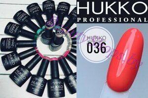 Гель-лак Hukko 8мл №36 коралловый