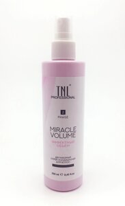 Двухфазный спрей-кондиционер для волос TNL Professional Miracle Volume Для объёма с протеинами пшеницы 100мл
