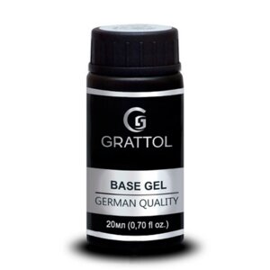 База для гель-лака Grattol IQ Rubber Base Gel гипоаллергенная 20мл без кисти