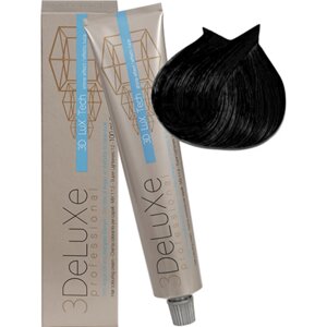 Крем-краска для волос 3DeLuXe Professional 1.0 Чёрный 100мл