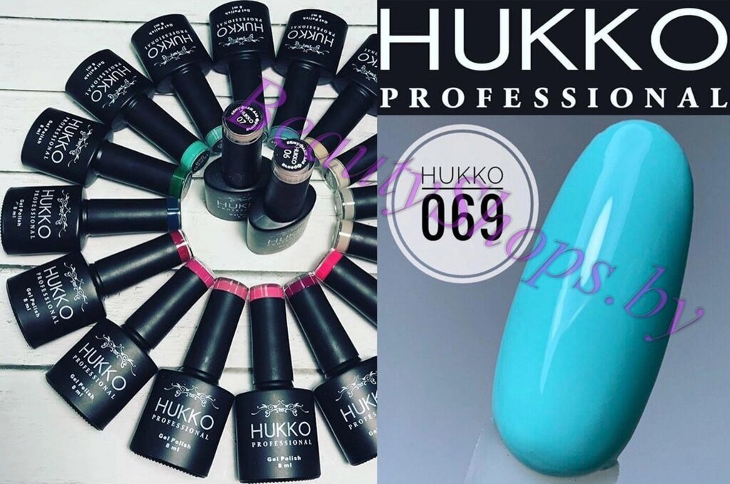 Гель-лак Hukko 8мл №69 голубой - характеристики