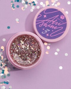 Гель для дизайна AdriCoco Adri Shine 5мл 03 Искрящийся лиловый