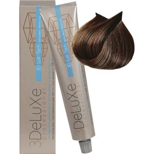 Крем-краска для волос 3DeLuXe Professional 6.32 Тёмный блондин золотистый ирис 100мл