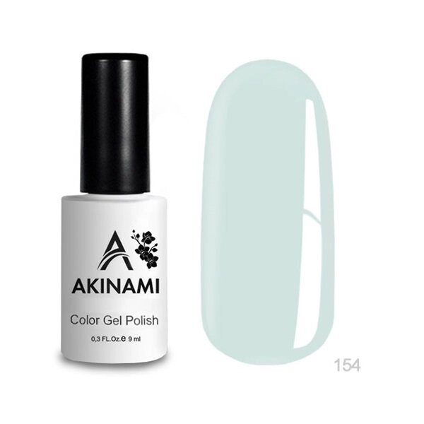 Гель-лак Akinami 9мл №154 White Green - Беларусь