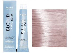 Крем-краска для волос Blond bar Kapous Professional с экстрактом жемчуга Спец блонд 1022 Интенсивный перламутровый