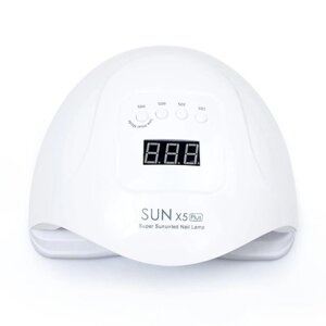 UV/LED гибридная лампа для маникюра Sun X5 plus 80W Белая