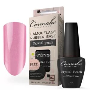 База камуфлирующая Cosmake 622 Camouflage Rubber Base Crystal Peach с шиммером 16мл