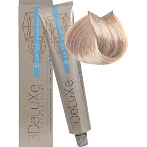 Крем-краска для волос 3DeLuXe Professional 10.02 Платиновый блондин жемчужный 100мл
