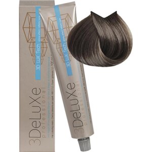 Крем-краска для волос 3DeLuXe Professional 7.1 Блондин пепельный 100мл