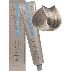 Крем-краска для волос 3DeLuXe Professional 10.1 Платиновый блондин пепельный 100мл