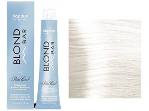 Крем-краска для волос Blond bar Kapous Professional с экстрактом жемчуга Тонирование 001 Снежная королева
