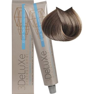 Крем-краска для волос 3DeLuXe Professional 8.07 Холодный светлый блондин 100мл