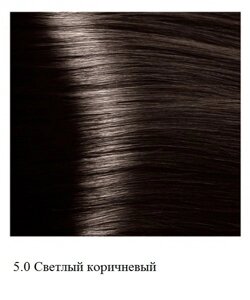 Крем-краска для волос Kapous Hyaluronic 5.0 Светлый коричневый