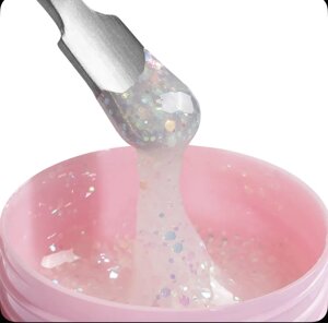 Цветной гель для наращивания ногтей AdriCoco Chic Gel 15мл 01 Молочный шик